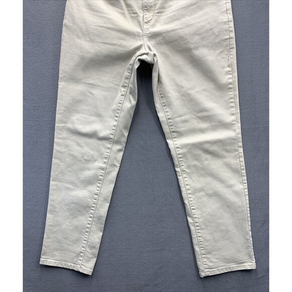 Croft & Barrow Denim Jeans Men's Size 38X32 Slim Fit Cream - Picture 12 of 16